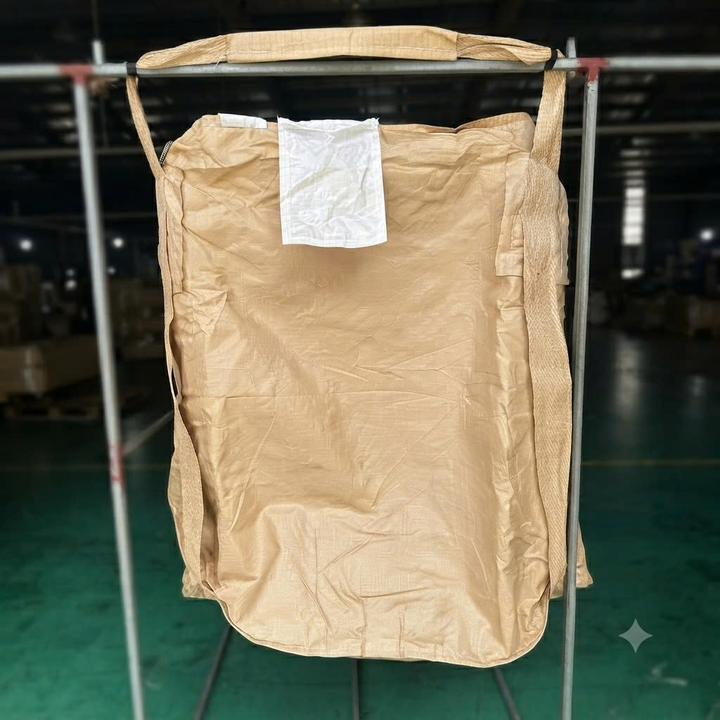 Bao Jumbo FIBC đai chéo đáy